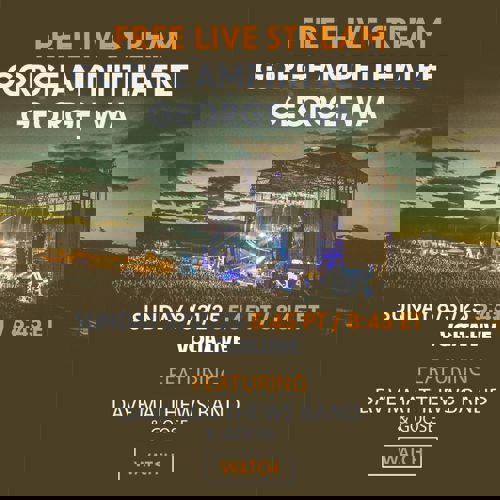 Free Live Stream From The Gorge On Sunday article thumbnail image